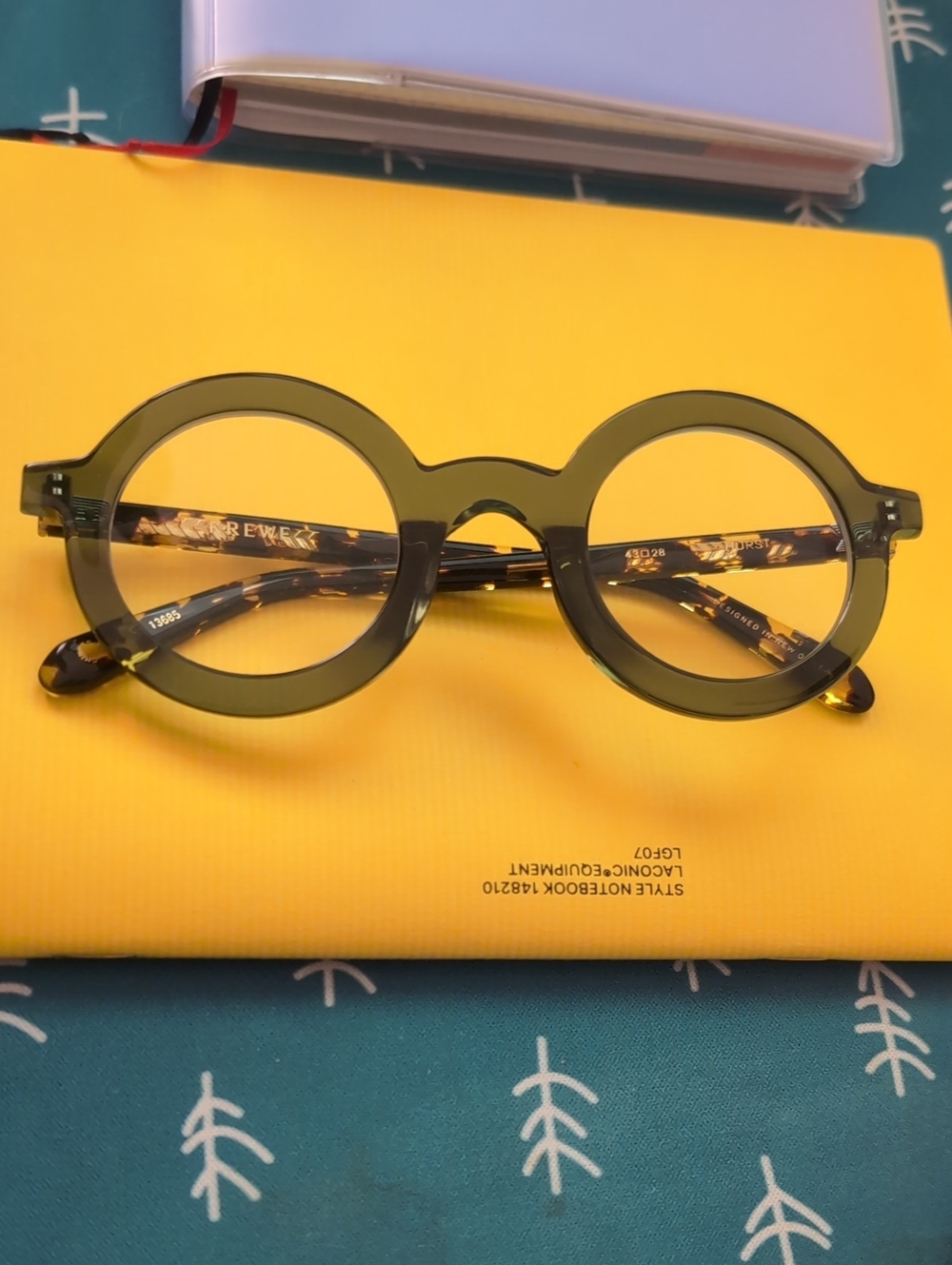 Krewe unisex optical eyeglasses - HURST Bottle Green + Zulu